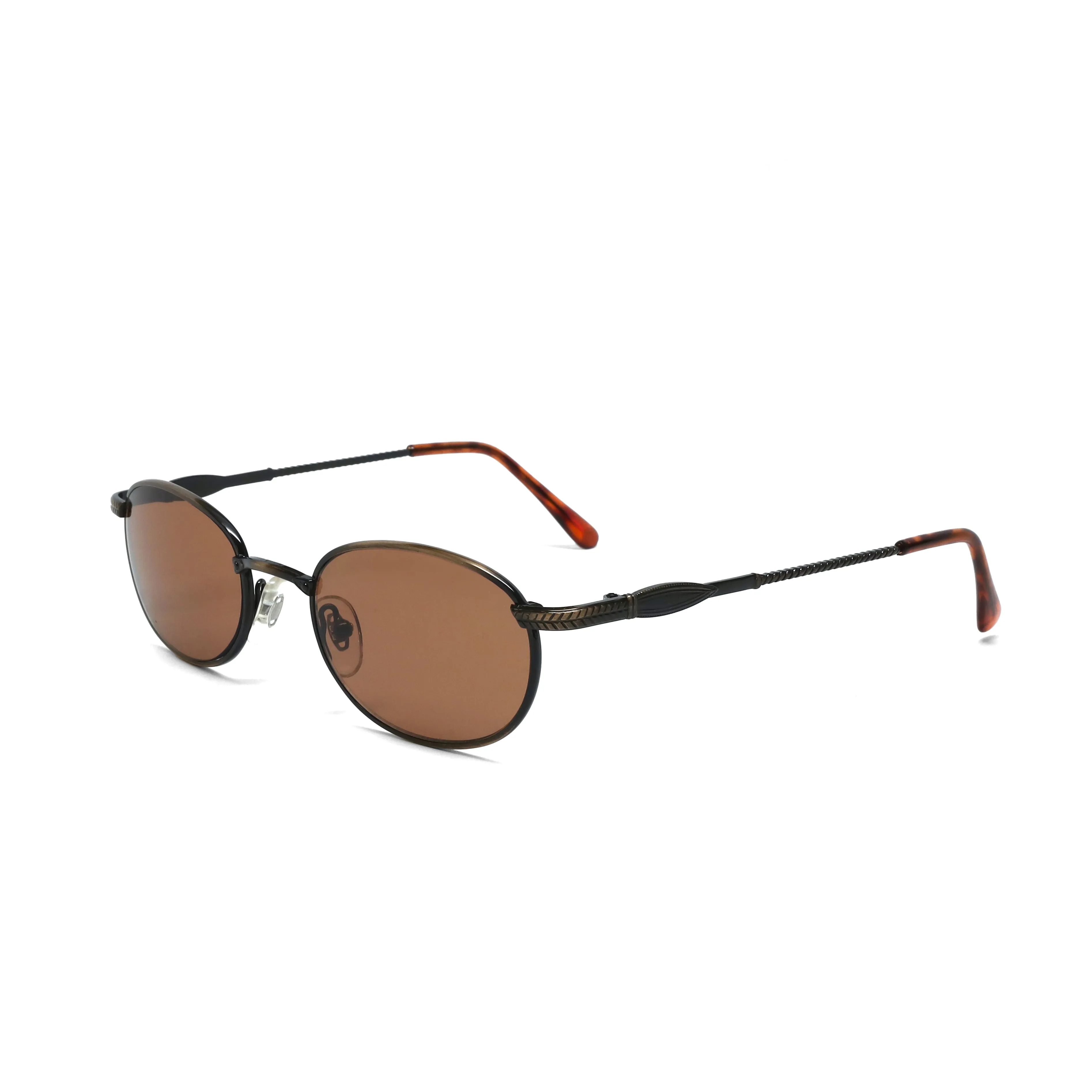 //Style 034// 90s Deadstock Rectangle Sunglasses - Bronze