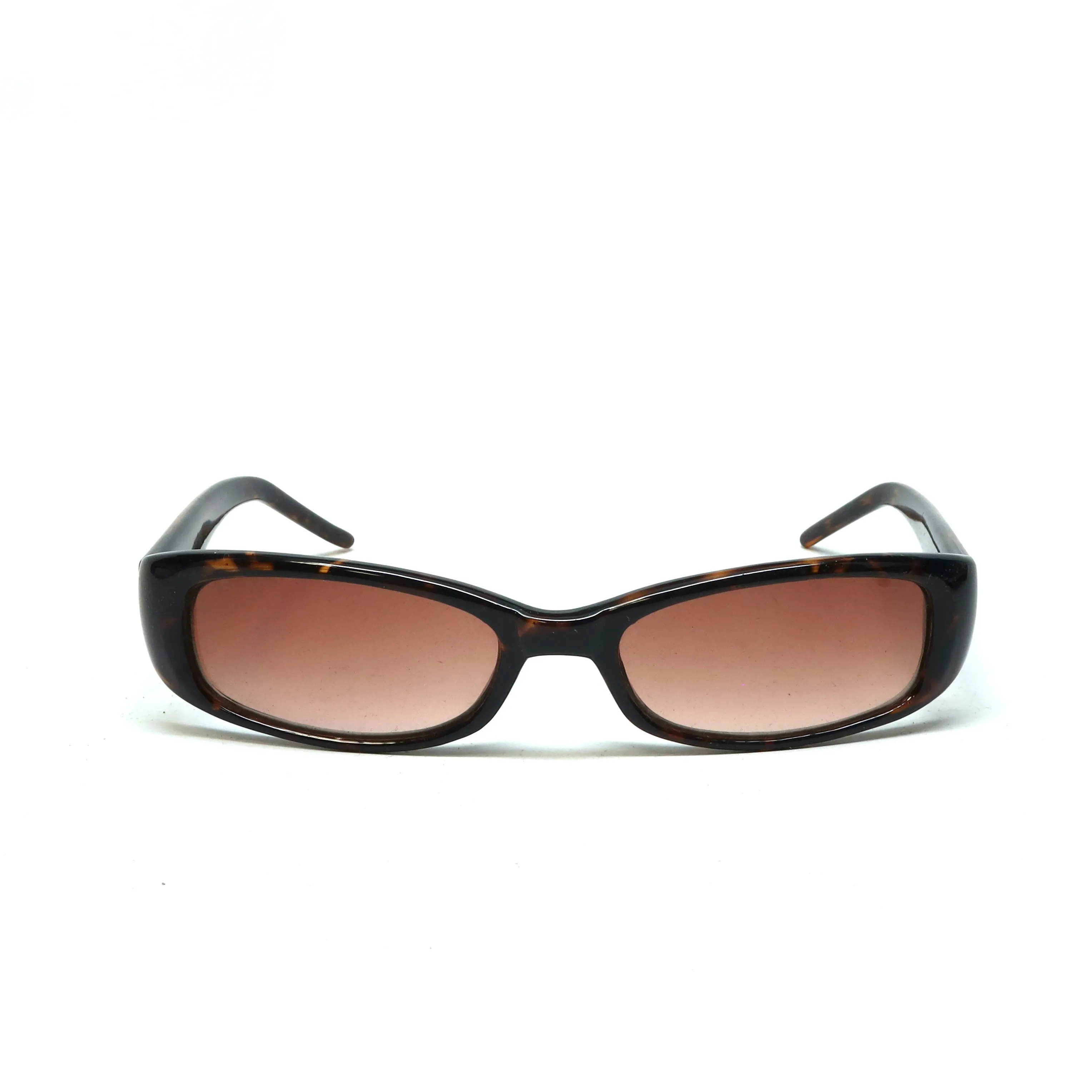 //Style 33// Deluxe Vintage 90s Narrow Rectangle Frame Sunglasses - Tortoise Red