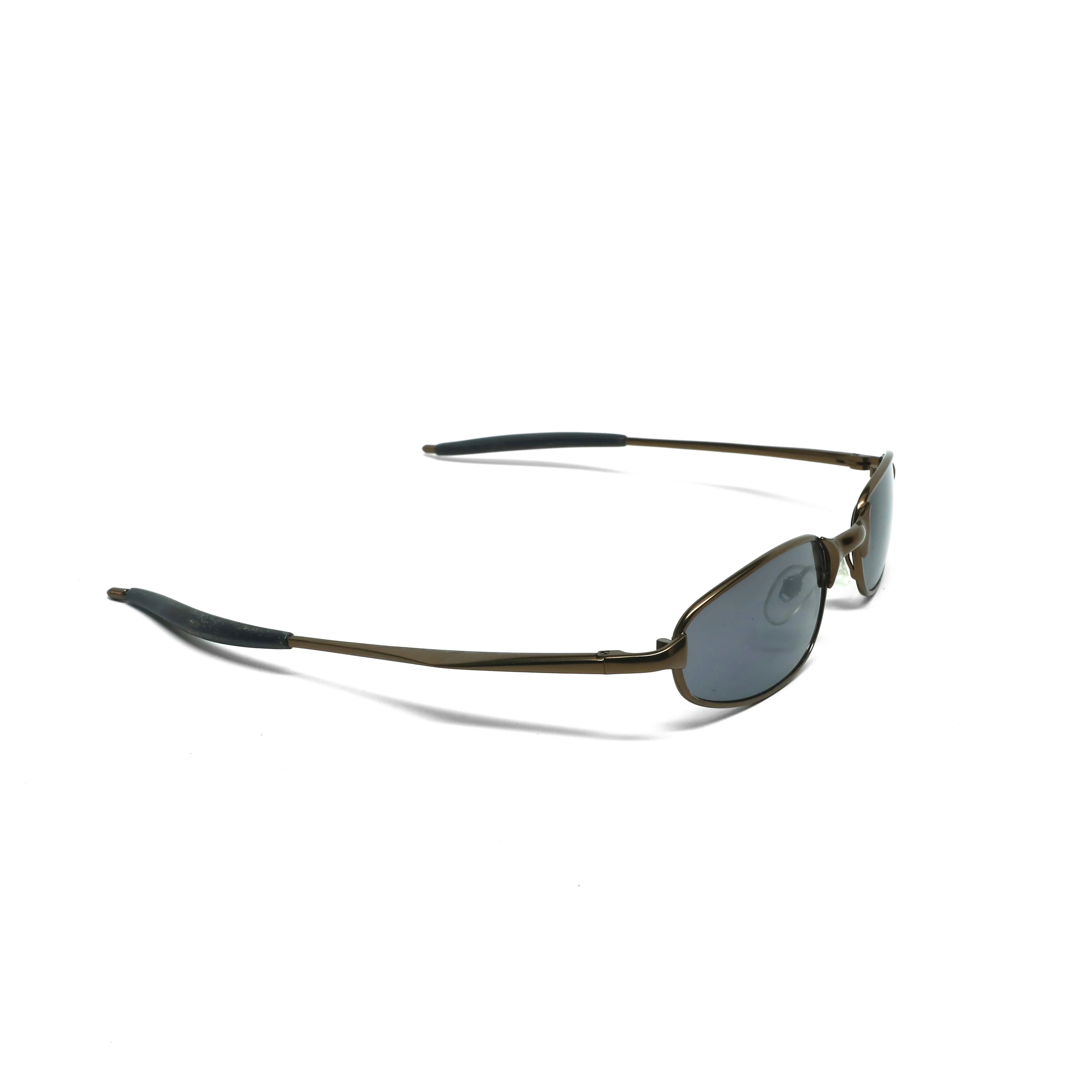 //Style 841// Vintage Small Size 90s Matrix Style Sunglasses - Bronze