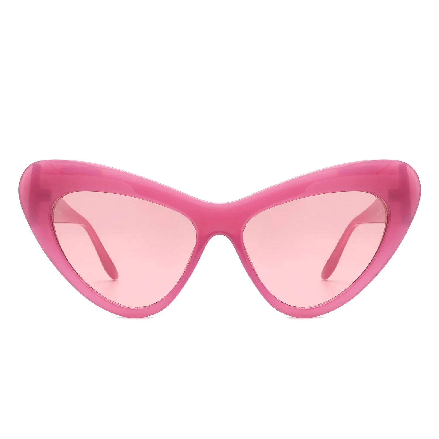 Twinge - High Pointed Cat Eye Fashion Sunglasses for Women