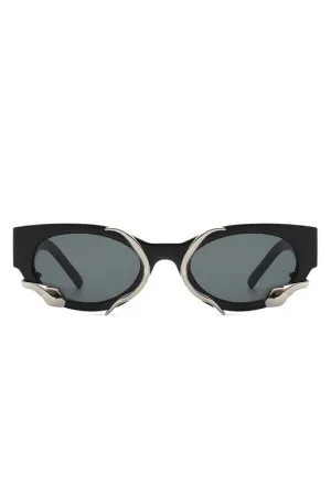 Viper Snake Design Cat Eye Sunglasses