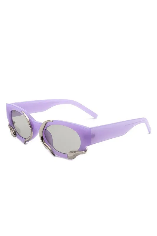 Viper Snake Design Cat Eye Sunglasses