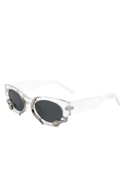 Viper Snake Design Cat Eye Sunglasses