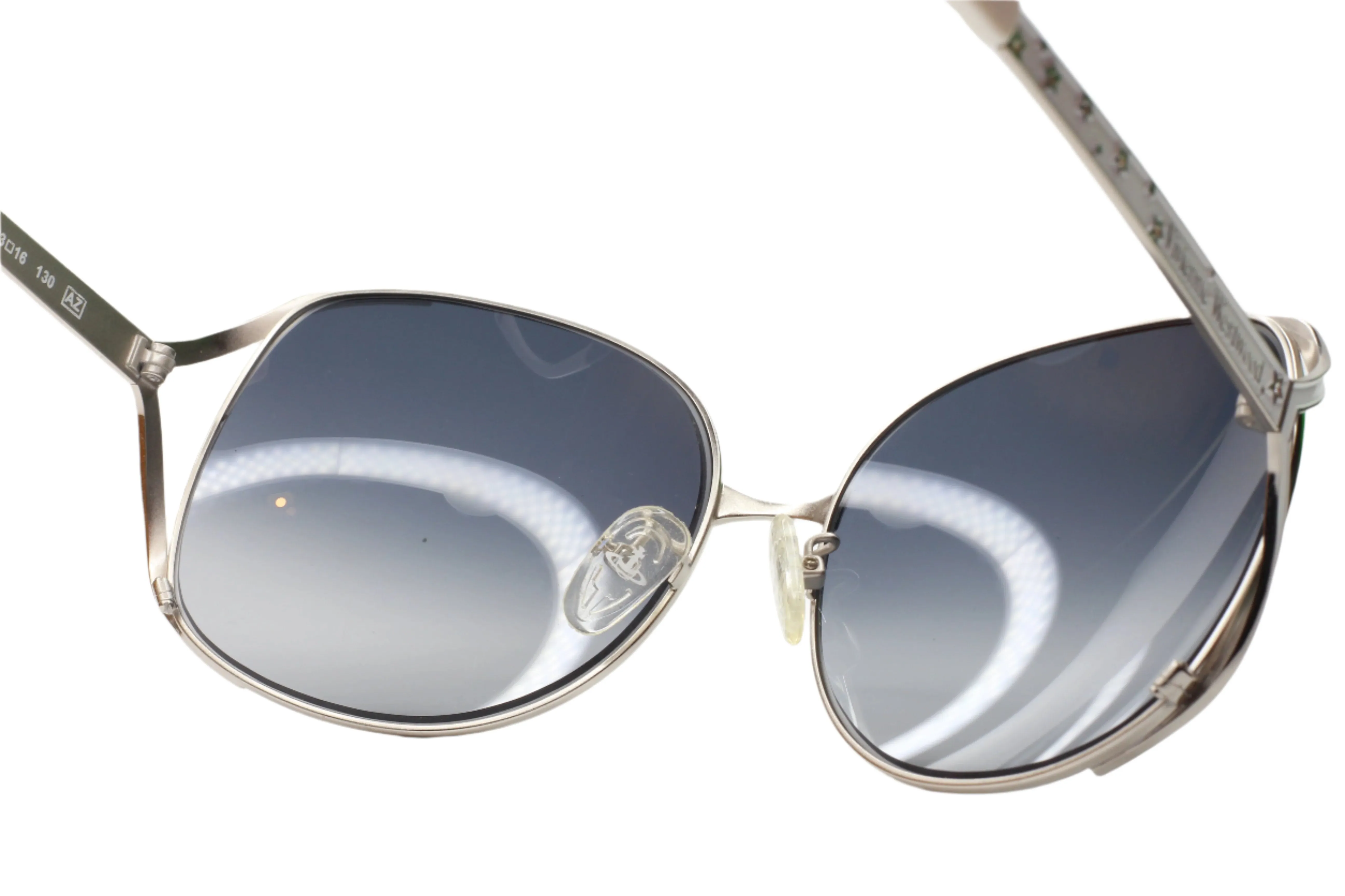 Vivienne Westwood VW713 02 Silver White Metal Luxury Sunglasses