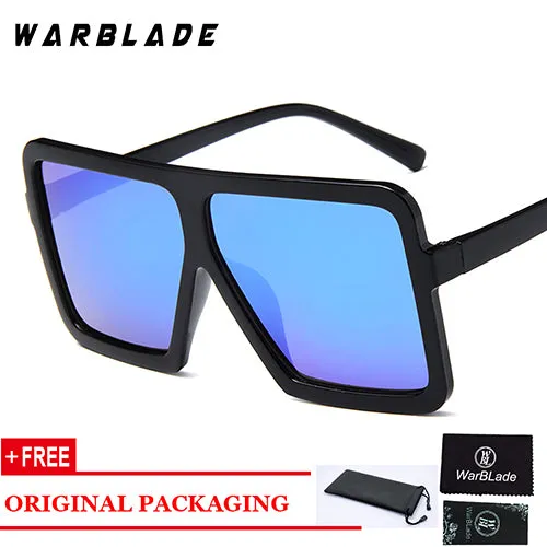 Warblade Women's Oversized Square Polycarbonate Sunglasses 9786