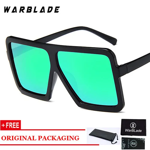 Warblade Women's Oversized Square Polycarbonate Sunglasses 9786