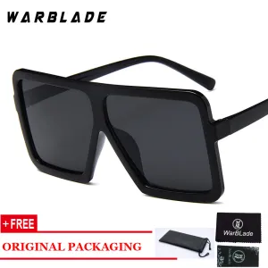 Warblade Women's Oversized Square Polycarbonate Sunglasses 9786