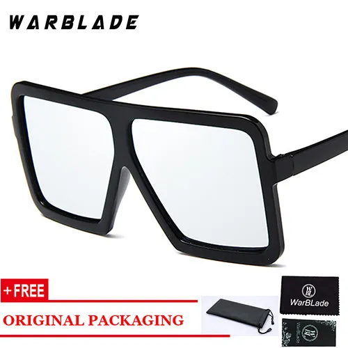 Warblade Women's Oversized Square Polycarbonate Sunglasses 9786