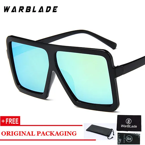 Warblade Women's Oversized Square Polycarbonate Sunglasses 9786