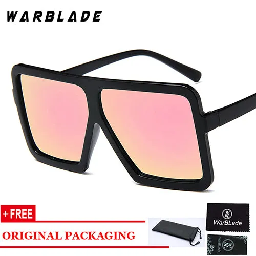 Warblade Women's Oversized Square Polycarbonate Sunglasses 9786