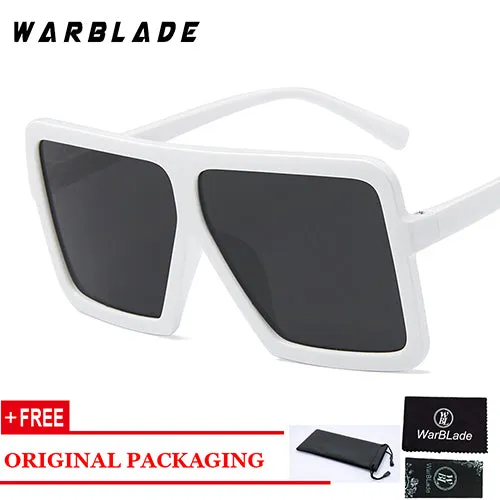 Warblade Women's Oversized Square Polycarbonate Sunglasses 9786