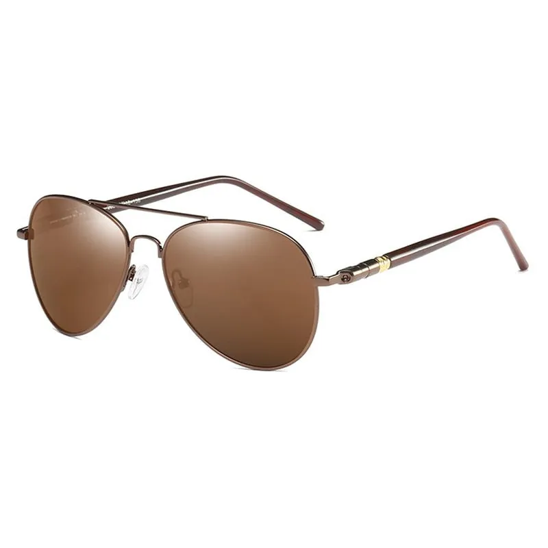 West Louis™ Fashion Pilot Metal Aviation Sunglasses