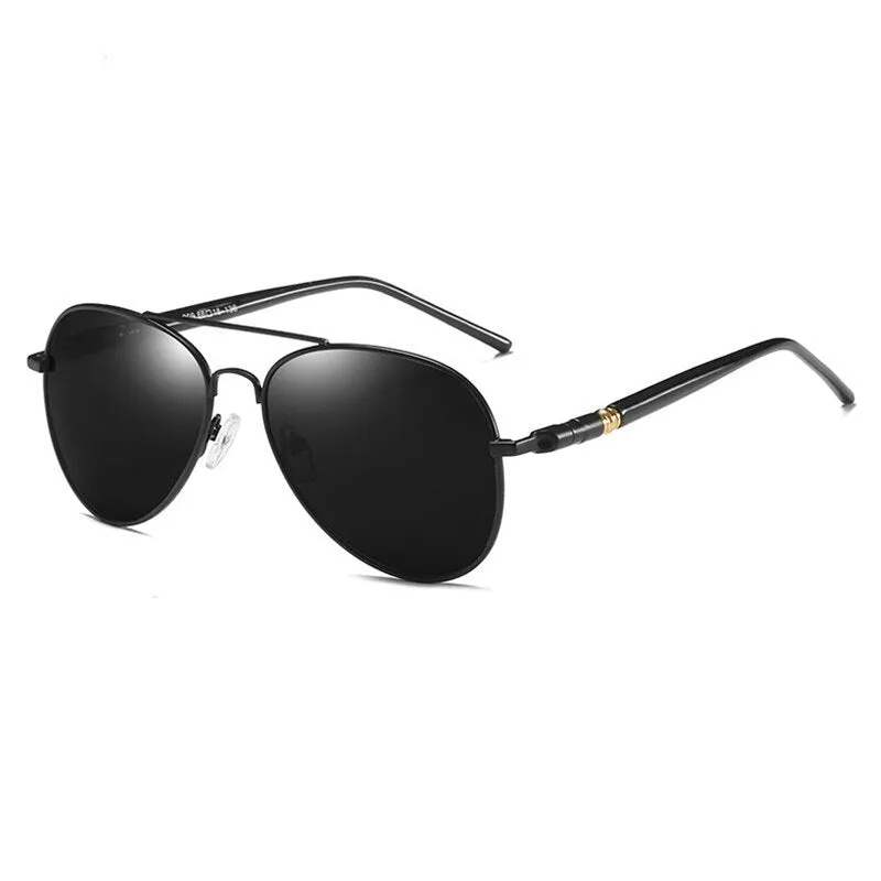 West Louis™ Fashion Pilot Metal Aviation Sunglasses