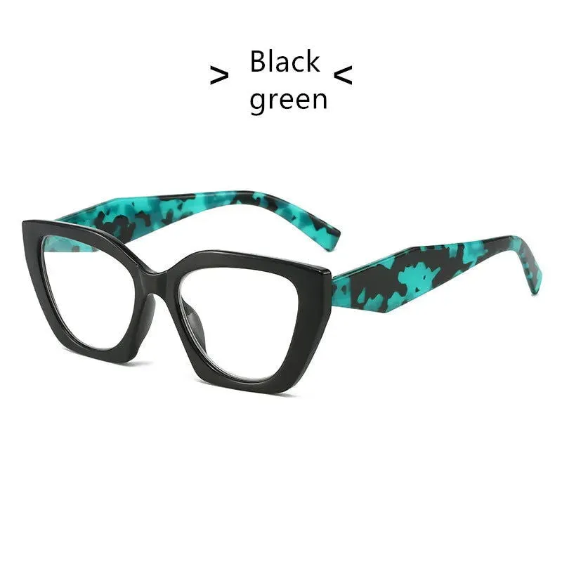 Y2K Style Anti Blue Light Reflection Cat Eye Sunglasses